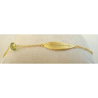 Gold 14k bracelet ΒΡ 000948  Weight:3.1gr