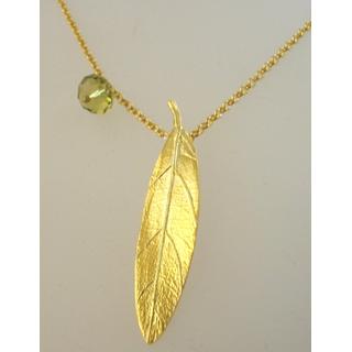 Gold 14k necklace ΚΟ 000539  Weight:5.5gr