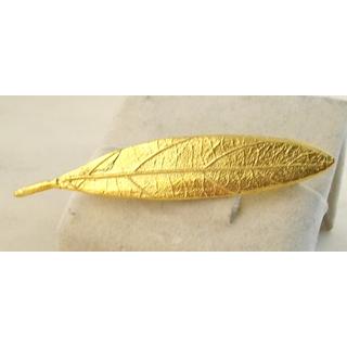 Gold 14k brooch ΚΑ 000041  Weight:2.95gr