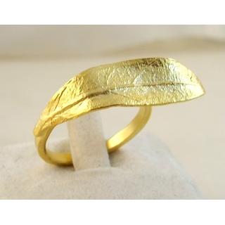 Χρυσό δαχτυλίδι Κ14 χωρίς πέτρες Μοντέρνα-Διάφορα ΔΑ 001826  Βάρος:2.75gr