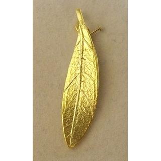 Gold 14k pendants ΜΕ 000695  Weight:1.65gr