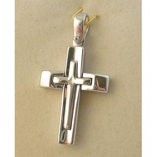 Gold 14k cross ΣΤ 000289Λ Weight:5.43gr