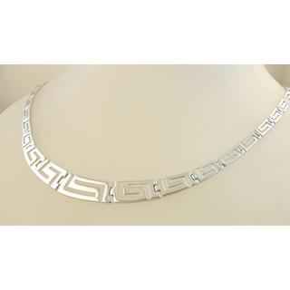 Gold 14k necklace Greek key ΚΟ 000074Λ  Weight:17.23gr