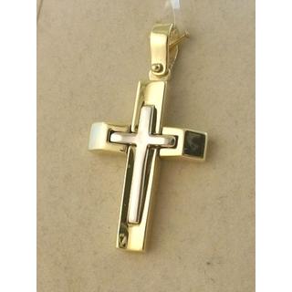 Gold 14k cross ΣΤ 000289Δ Weight:5.35gr