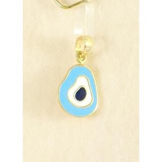 Gold 14k pendants ΜΕ 000730  Weight:0.6gr