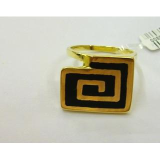 Gold 14k ring Greek key ΔΑ 001897  Weight:4.57gr