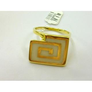Gold 14k ring Greek key ΔΑ 001898  Weight:5.49gr