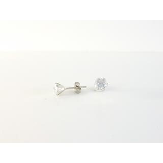 Gold 14k earrings with Zircon ΣΚ 001098Λ  Weight:0.5gr