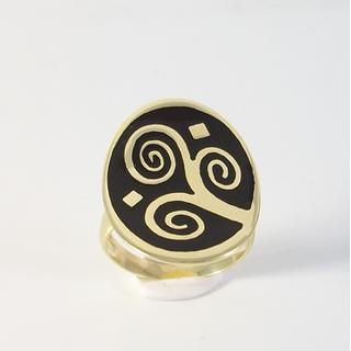 Gold 14k ring ΔΑ 001922  Weight:4.99gr