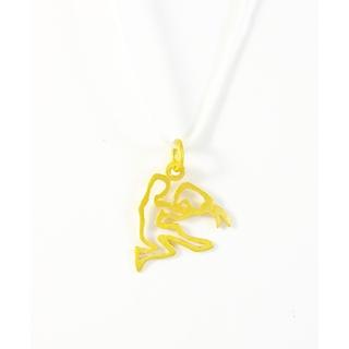 Gold 14k pendants Aquarius Weight:0.55gr