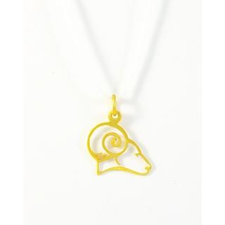 Gold 14k pendants Aries Weight:0.46gr