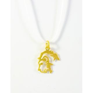 Gold 14k pendants Leo Weight:0.7gr