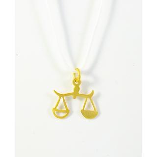 Gold 14k pendants Libra Weight:0.53gr