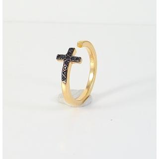 Gold 14k ring with Zircon ΔΑ 001930Ρ  Weight:2.27gr