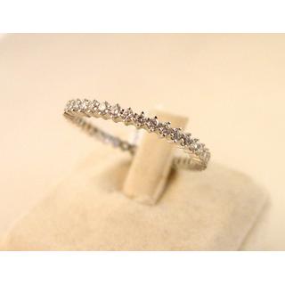 Gold 14k ring with Zircon ΔΑ 001584Λ  Weight:2.4gr