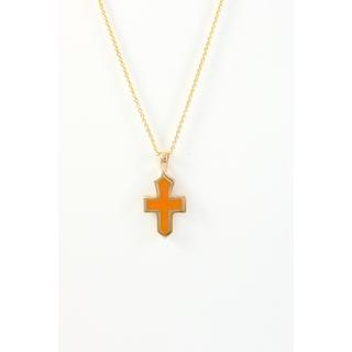 Gold 14k cross ΣΤ 000295Ρπ Weight:1gr