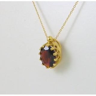 Gold 14k pendants with semi precious stones ΜΕ 000789  Weight:1.4gr