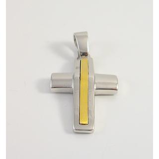 Gold 14k cross ΣΤ 000007β Weight:5.03gr