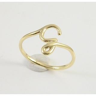 Gold 14k ring ΔΑ 001953Κ  Weight:1.35gr