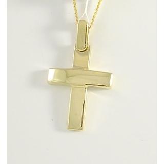 Gold 14k cross  ΣΤ 000300Κ Weight:3.72gr