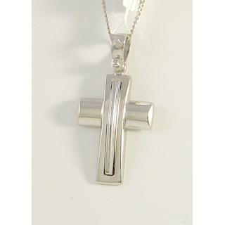 Gold 14k cross ΣΤ 000304Λ Weight:3.5gr