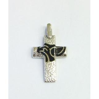 Gold 14k cross ΣΤ 000308Λ Weight:3.51gr