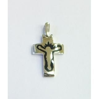 Gold 14k cross ΣΤ 000307Λ Weight:4.06gr