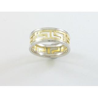Gold 14k ring Greek key ΔΑ 001966  Weight:4.35gr