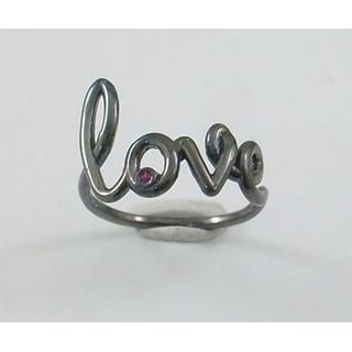 Gold 14k ring with Zircon ΔΑ 001947Μ  Weight:2.38gr