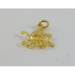 Gold 14k pendants ΜΕ 000799  Weight:0.58gr