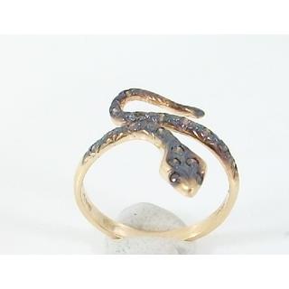 Gold 14k ring with Zircon ΔΑ 001970Ρ  Weight:2.91gr