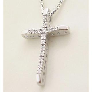 Gold 14k cross with gemstones  ΣΤ 000178 Weight:3.15gr