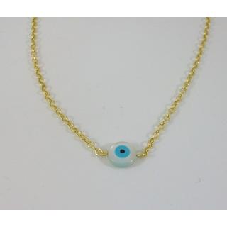 Gold 14k necklace Children ΚΟ 000633  Weight:2.08gr