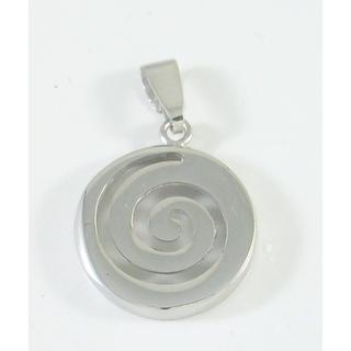 Gold 14k pendants Spiral ΜΕ 000137Λ  Weight:2.17gr