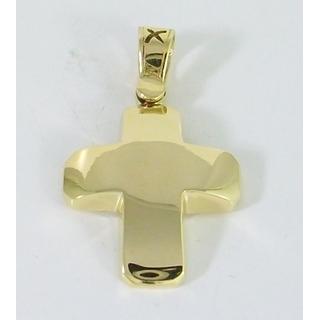 Gold 14k cross ΣΤ 000315Κ Weight:3.25gr