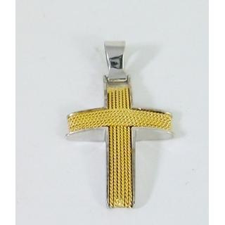 Gold 14k cross  ΣΤ 000317Δ Weight:2.6gr