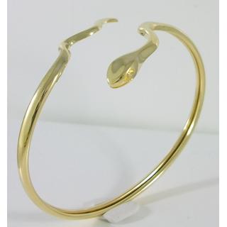 Gold 14k bracelet Dolphin ΒΡ 001108  Weight:6.68gr