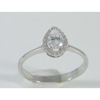 Gold 14k ring with Zircon ΔΑ 001975Λα  Weight:2gr