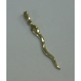 Gold 14k pendants Dolphin ΜΕ 000824  Weight:0.92gr