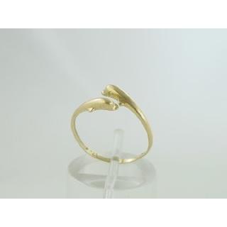 Gold 14k ring Dolphin ΔΑ 000281Δ  Weight:1.14gr