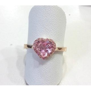 Gold 14k ring Solitaire with Zircon ΔΑ 002010Ρ  Weight:2.6gr