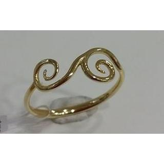 Gold 14k ring ΔΑ 002033  Weight:1.5gr