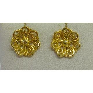 Gold 14k earrings ΣΚ 001212  Weight:1.95gr