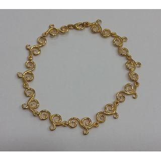 Gold 14k bracelet ΒΡ 001148  Weight:5.3gr