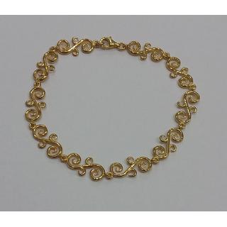 Gold 14k bracelet ΒΡ 001149  Weight:5.9gr