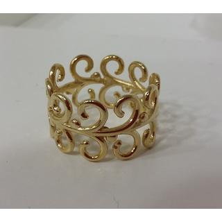 Gold 14k ring ΔΑ 002045  Weight:4.11gr
