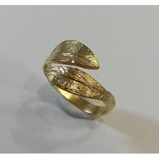 Χρυσό δαχτυλίδι Κ14 χωρίς πέτρες  ΔΑ 002050  Βάρος:2.5gr