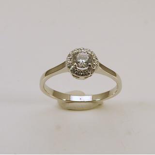 Ring K14 Zircon ΜΟΝΟΠΕΤΡΟ ΔΑ 002012Λα  Weight:2.25gr