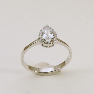 Ring K14 Zircon  ΔΑ 001963Λ  Weight:2.03gr