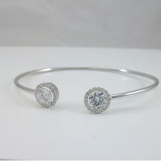 Bracelet K14 Zircon Modern ΒΡ 001185  Weight:3.68gr